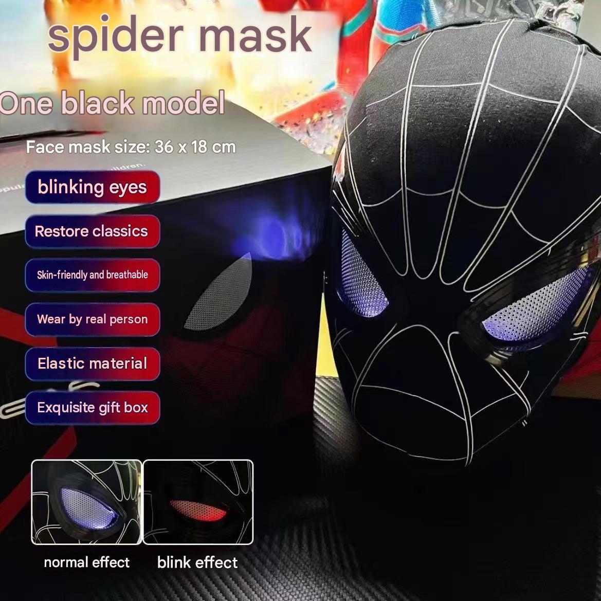 Black Electric Spider-Man Mas set B AL096-W