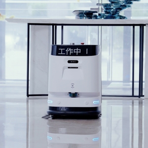 Ecovacs thương mại thông minh điện chân không <span class=keywords><strong>Robot</strong></span> hút cao điện 20KPa Lớn 10L Thùng rác cho văn phòng phức tạp sàn quét - Product Image 6