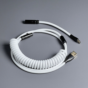 La più recente tastiera meccanica cavo a spirale cavo USB tipo C cavo per Computer connettore per aviazione tastiera meccanica cavo aviatore - Product Image 2