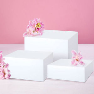 Customized Acrylic Wholesale Transparent Buffet Cosmetics Suitable Retail <strong>Storage</strong> Tube <strong>Display</strong> Boxes Acrylic <strong>Cube</strong> <strong>Display</strong> Stand