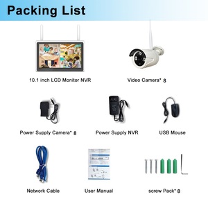 H.265 Outdoor P2P IP-Kamera Video überwachungs set Smart Home Tuya 8CH HD 3MP WiFi NVR Kit CCTV-Sicherheits system mit Monitor - Product Image 6