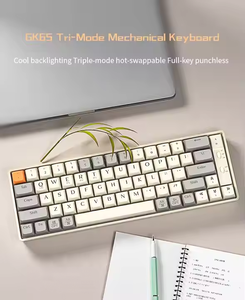 LANGTU GK65 2.4GHz Wireless Mechanical <strong>Keyboard</strong> PBT Material Competitive Gaming for <strong>Computer</strong> Laptop <strong>Keyboard</strong>