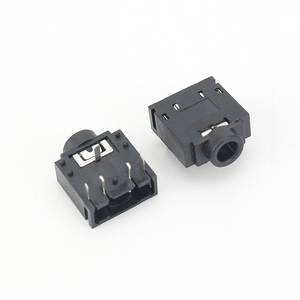 Female Audio Jack <strong>PCB</strong> Mount Connector 3.5 Stereo Jack <strong>Socket</strong> with Brass &amp; Copper Contacts <strong>DC</strong> Type Audio Adaptor - Product Image 2