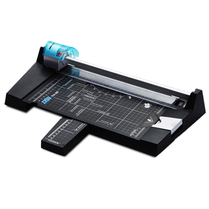 Noktalı dalgalı çizgi girinti yuvarlak köşe fotoğraf açılı yönergeleri ile 5-in-1 silindir sürgülü bıçak kağıt kesici - Product Image 1