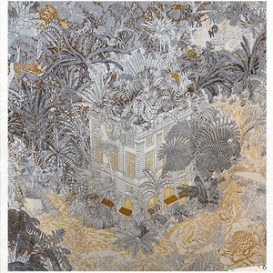 88*88ซม. ผ้าพันคอผ้าไหมมัลเบอร์รี่สีเขียวอ่อนหรูหราสำหรับผู้หญิงผ้าพันคอสี่เหลี่ยมสำหรับฤดูใบไม้ผลิและฤดูหนาว - Product Image 6