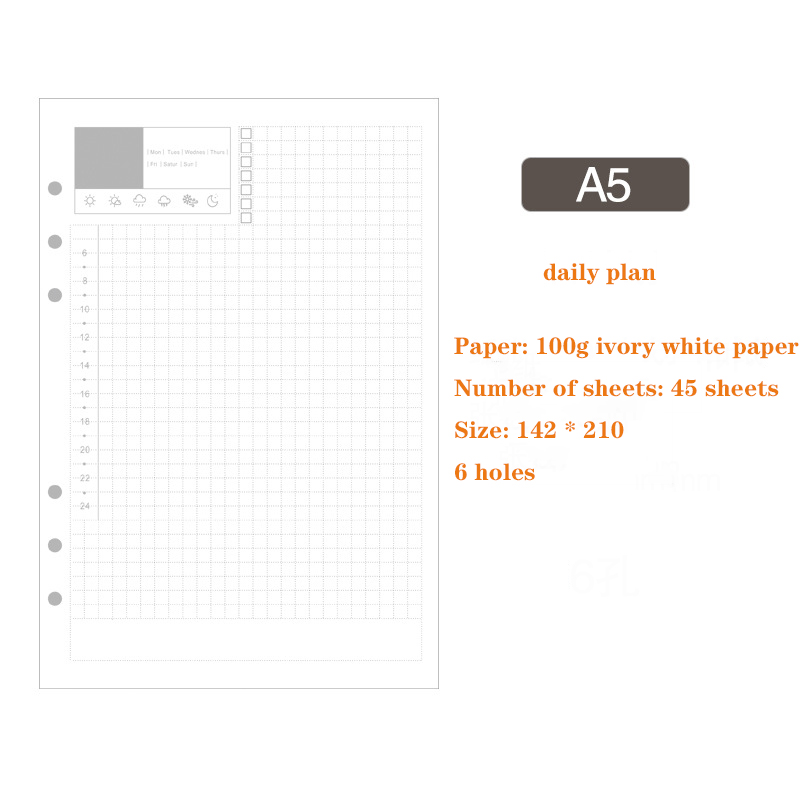 Plan A5-5-daily