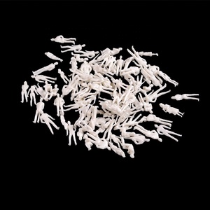 1:50 1:200スケールミニチュアホワイトABSモデル建築モデルと列車モデルの人間像 - Product Image 6