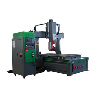 La nueva altura del eje Z de 1200mm, escultura de madera 3D giratoria de 360 grados, máquina de tallado de enrutador Cnc de 5 ejes, fresadora CNC - Product Image 2