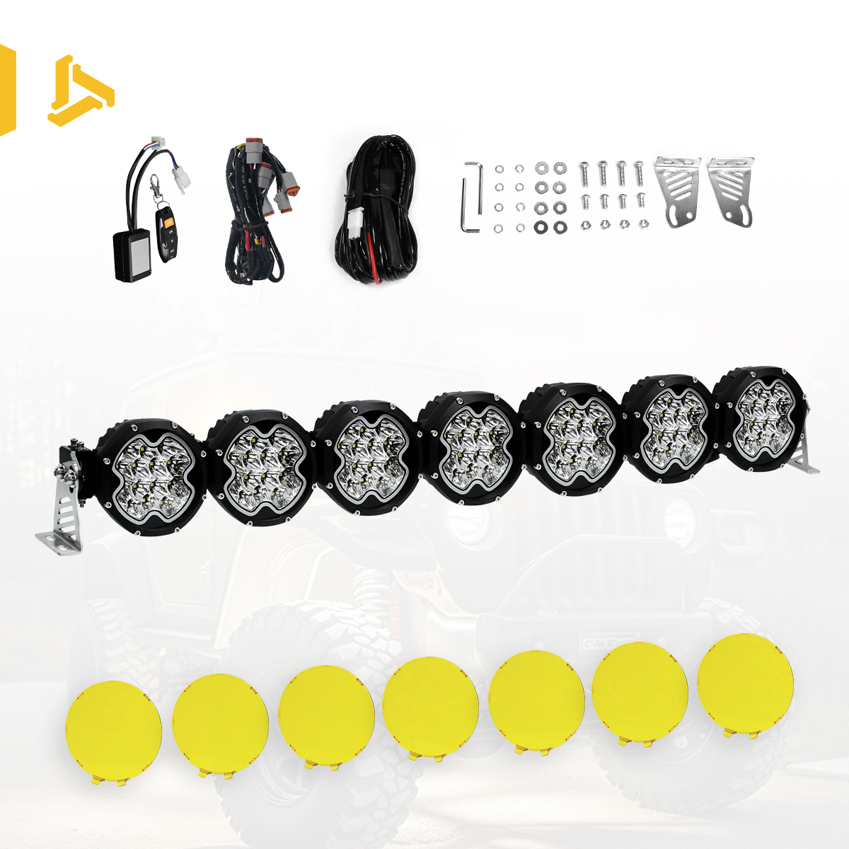 Kit Barra Luminosa (Copertura Gialla)