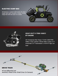 ODM Farm <strong>Utv</strong> <strong>800cc</strong> 4x4 Side by Sides 4 Seater Utility Vehicle Mini Automatic Utvs with <strong>EEC</strong> - Product Image 6