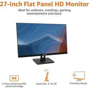 Para Amazon Basics 75 Hz IPS Monitor AOC Tecnología Powered VESA Compatible con puerto de pantalla HDMI Entrada VGA FHD 1080P 4K Pantalla - Product Image 3