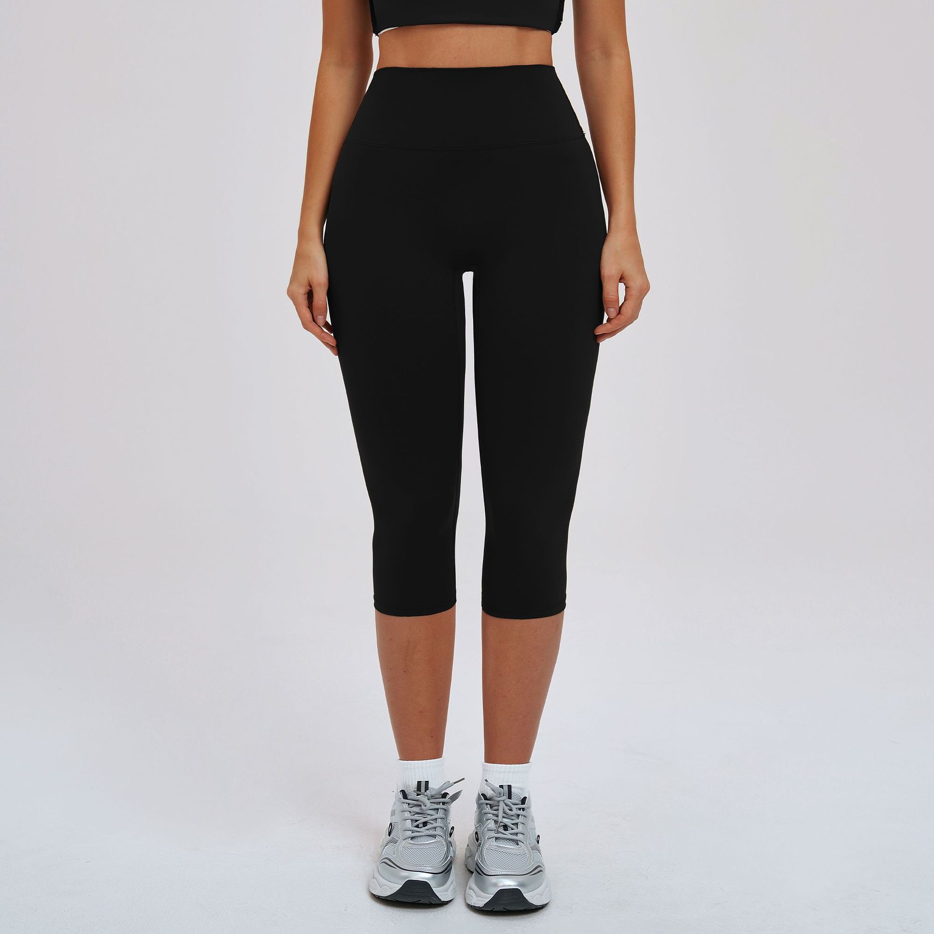 Pantalon mi-long noir