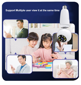 2MPデュアルライトナイトビジョン360パノラマ自動追跡ホームスマート監視ipcctvセキュリティビデオwifiランプカム電球カメラ - Product Image 3