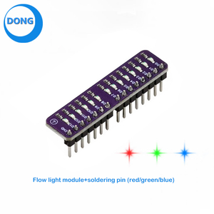 Flow Light Kit PCB Flow Light Elektronische DIY-Teile Elektronische Herstellung Flow Light Module Kompatibel mit Arduino