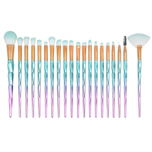 Professional 20Pcs Makeup <strong>Brush</strong> <strong>Kit</strong> for Face High Quality Plastic Handle Cosmetics <strong>Brushes</strong> Set for Concealer and Shaving <strong>Brush</strong> - Product Image 4