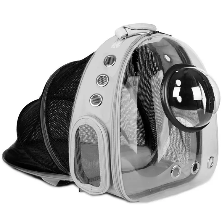 Pet Space Capsule Bubble Expandable Backpack Dog Cat Carrier Breathable Pet Carrier Bag for Travel