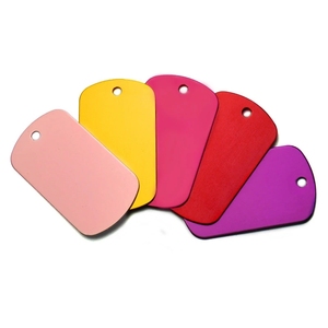 ป้ายชื่อสุนัขทำจากอะลูมิเนียมอัลลอยสีเขียวออกแบบโลโก้ได้ตามต้องการ - Product Image 4