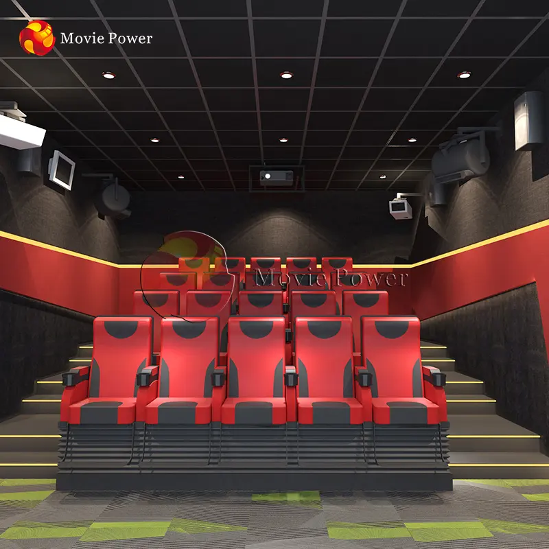 20-40 assentos 4d Teatro de Alta Eficácia do Filme 3d 4d 5d Cinema Teatro
