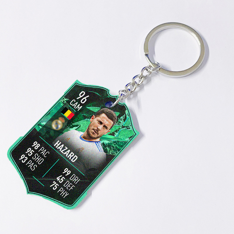 Football acrylic keychain-azar 96