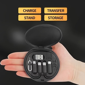 5合1快速充电套件USB C至Type-C Micro OTG快速充电电缆套件，适用于iPhone 11 12 13 14 15 16 Pro Max三星小米 - Product Image 5
