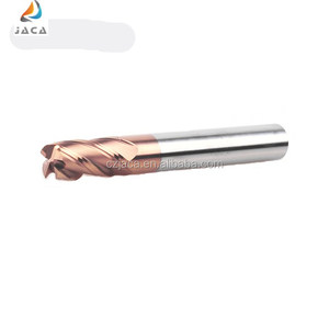 数控硬质合金2/3/4槽角半径立铣刀铣刀涂层 - Product Image 3