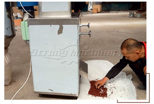 Pequeña cáscara de grano de cacao que elimina la piel Huller Peeler Cracker y Cracking Machine - Product Image 5
