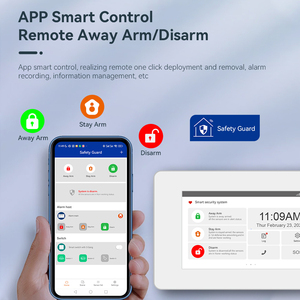 Sistema doméstico inteligente controlado por voz/sistema de alarma de monitoreo central G1, control remoto por aplicación WIFI GMS GPRS sistema de alarma - Product Image 4