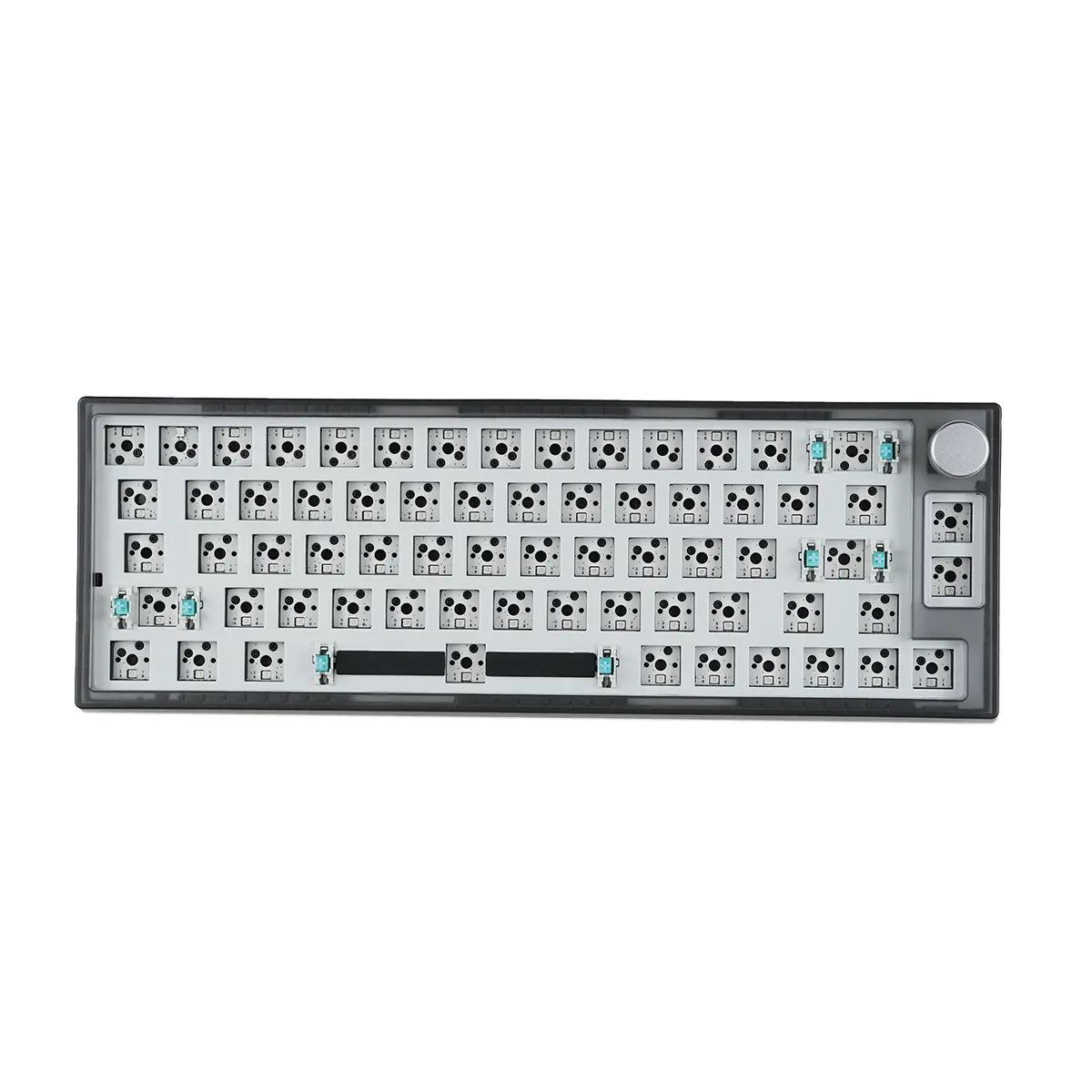 Matew TECH MK66 Plus Keyboard nirkabel, Keyboard Mekanikal terbaik 2.4Ghz nirkabel 66 tombol, Keyboard bahasa Inggris murah RGB