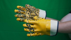 XL Kích thước an toàn găng tay xấu xí cao su grip găng tay cho bảo trì đường ống - Product Image 3