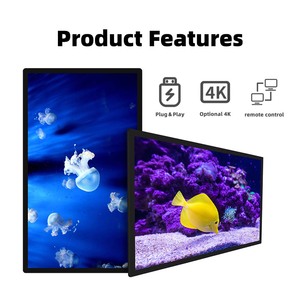 Tableros de menú de publicidad de pantalla digital Monitor de señalización de pantalla táctil LCD Cartelera digital para restaurantes - Product Image 2