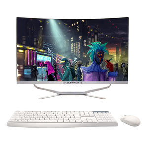 Computadora curva todo en uno 16GB Ram 512 GB SSD Core I7 I5 I3 procesador de escritorio todo en una PC para supermercado - Product Image 1