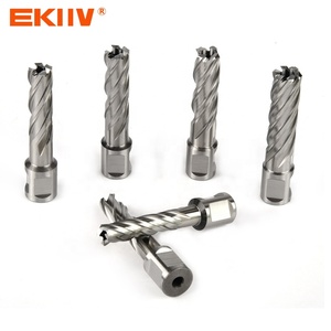 EKIIV 35mm Cutting Depth High Quality High Speed Steel Material HSS Annular Cutter Broach Cutter with <strong>Weldon</strong> Shank - Product Image 1