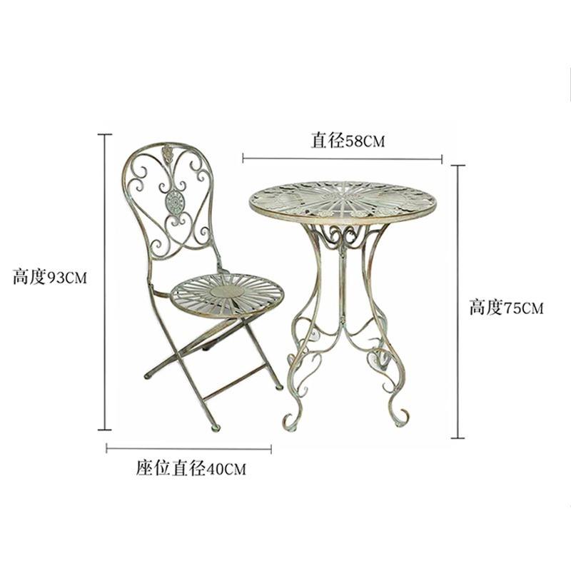 retro green table and chair-one table and one chair