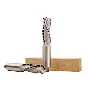 Lamboss özelleştirilmiş Z = 3 + 3 PCD Spiral kesiciler elmas uçlu kesici yönlendirici Bit ağaç İşleme - Product Image 5