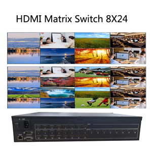 8 in 24 Outビデオマトリックススイッチャー1080P HDCP1.3ビデオ8x24 8X24マトリックススイッチWebおよびAPPコントローラー付き - Product Image 5