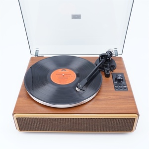 New Wooden Gramophone Vinyl Turntable Record Player with 3.5mm Aux in <strong>RCA</strong> Out,with <strong>USB</strong> Play &amp; Encoding,bluetooth <strong>Input</strong> &amp; <strong>Output</strong> - Product Image 4