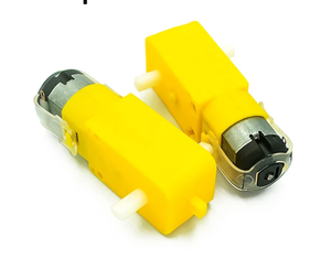 Motor eléctrico de CC con rueda de neumático de plástico, 3-6V, engranaje de doble eje, Motor de caja de cambios magnética TT para coche inteligente Arduino - Product Image 6