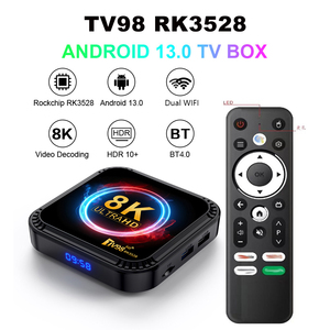 הגעה חדשה tv98 rk3528 חכם אנדרואיד טלוויזיה חכם ברזולוציה 8k מעבד Wifi להגדיר את הקופסא העליונה - Product Image 2