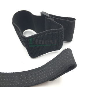 Customize Silicone Dots Backing <strong>Elastic</strong> <strong>Hook</strong> <strong>and</strong> <strong>Loop</strong> Strap <strong>Hook</strong> at Two Ends - Product Image 3