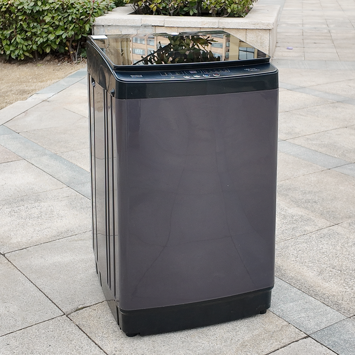 Gray 12kg glass cover