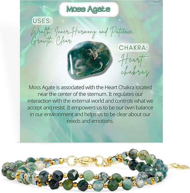 Green moss agate-inner harmony