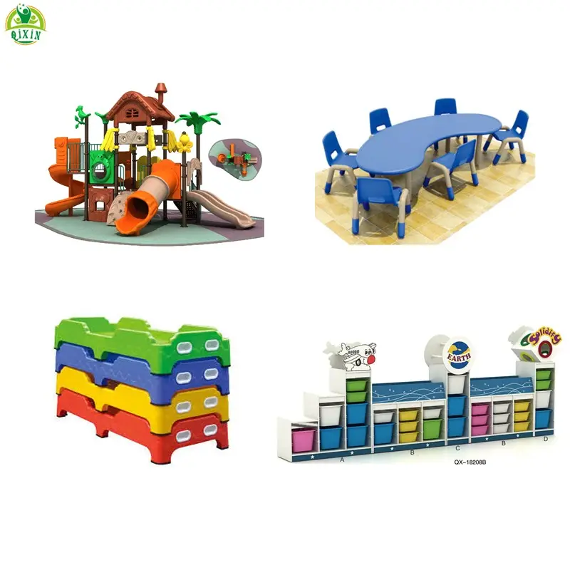 China hot cheap pre school furniture and equipment for kids play school