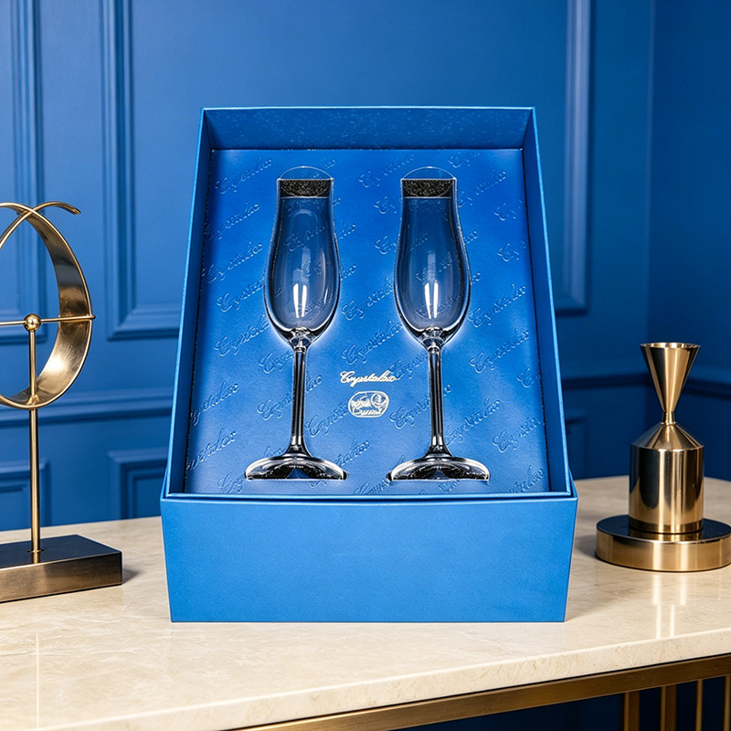 180ml Artimon Champagne Glass Pair Gift Set