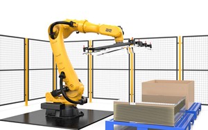 220kg di carico utile 3100mm braccio robotico mano del Robot per la saldatura spruzzatura di carico e scarico