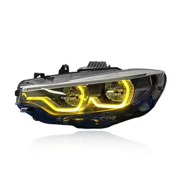 YELLOW WHITE for pre lci Original car headlight is 9 Pins