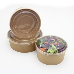 Fabricante de papel de embalagem descartável, tigela de salada de comida quente com tampa de plástico - Product Image 5