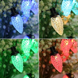 50 <span class=keywords><strong>LED</strong></span> Smart C9 Luces de Navidad con APP Control remoto Sincronización de música Cambio de color RGB Luces de cadena de Navidad - Product Image 3
