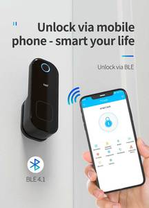 Ücretsiz lifehigh güvenlik anahtarsız giriş Mini Tuya akıllı ev aletleri şifre Metal kapı için NFC kapı kilidi - Product Image 4
