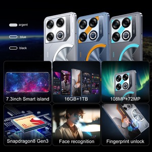 2025 orijinal GT20Pro 5G Smartphone 7.3 "HD ekran 108MP Deca çekirdek 144Hz 16GB + 1TB bellek 500mAh büyük pil Android 14 İspanyolca - Product Image 6