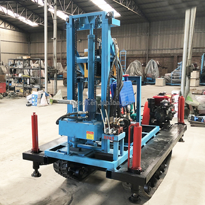 Bánh Xích DIESEL tất cả các địa hình nhỏ xuống lỗ khoan lỗ khoan 100m 150m 200m đá sâu thủy lực quay DTH nước giếng khoan Giàn Khoan - Product Image 5